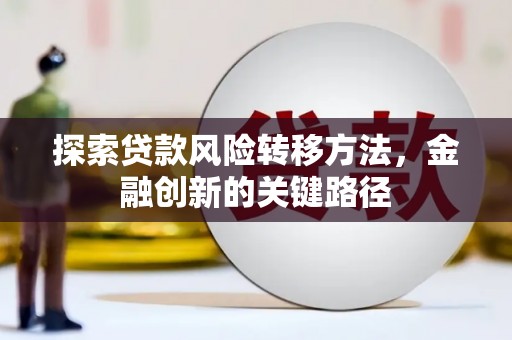 金安探索贷款风险转移方法，金融创新的关键路径
