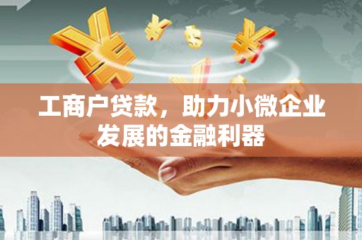 沈河工商户贷款，助力小微企业发展的金融利器