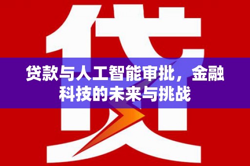 林芝贷款与人工智能审批，金融科技的未来与挑战