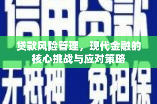 兰考贷款风险管理，现代金融的核心挑战与应对策略