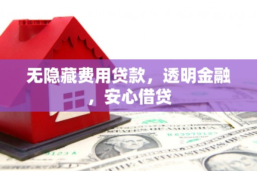 马山无隐藏费用贷款，透明金融，安心借贷