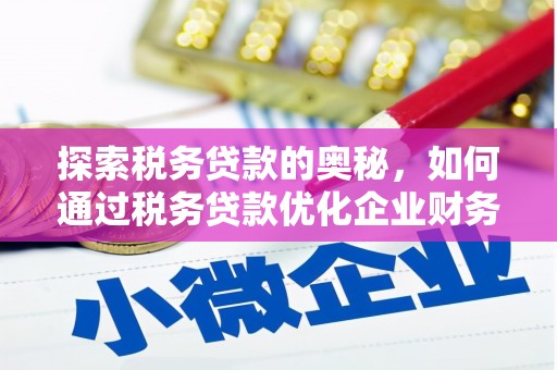 南郊探索税务贷款的奥秘，如何通过税务贷款优化企业财务
