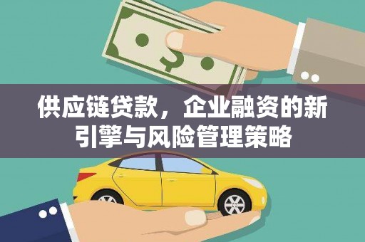 康县供应链贷款，企业融资的新引擎与风险管理策略