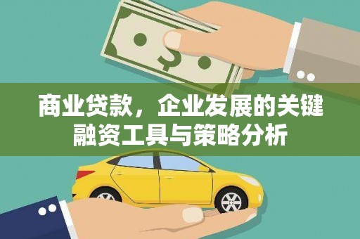 加查商业贷款，企业发展的关键融资工具与策略分析