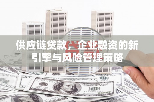 乌丘供应链贷款，企业融资的新引擎与风险管理策略