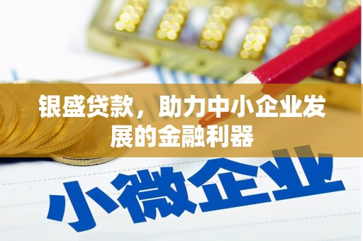 芦山银盛贷款，助力中小企业发展的金融利器