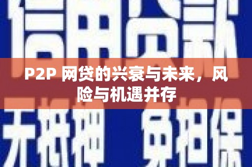 西华P2P 网贷的兴衰与未来，风险与机遇并存