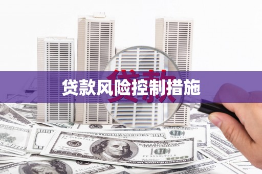 名间贷款风险控制措施
